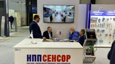 Стенд НПП «СЕНСОР» на выставке Нефтегаз-2022